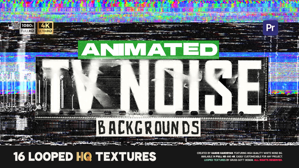 TV Noise Backgrounds