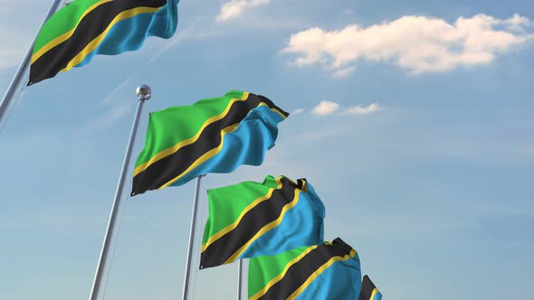 National Flags of Tanzania