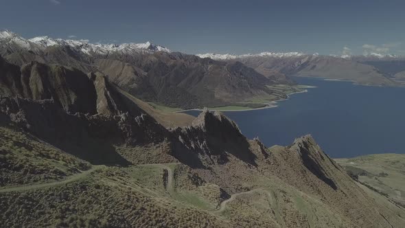 Southern Alps around Lake Hawea