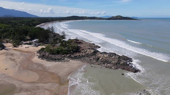 The Beaches at the most southern part of Borneo Island