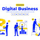 30 Digital Business illustrations - GraphicRiver Item for Sale