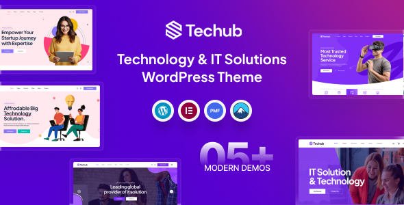 Techub – Technology & IT Solutions WordPress Theme – 0 Sold!