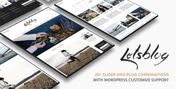 Lets Blog – Creative HTML Template – 0 Sold!