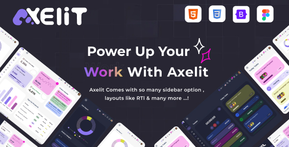 Axelit Bootstrap 5 Admin Dashboard Template – 0 Sold!