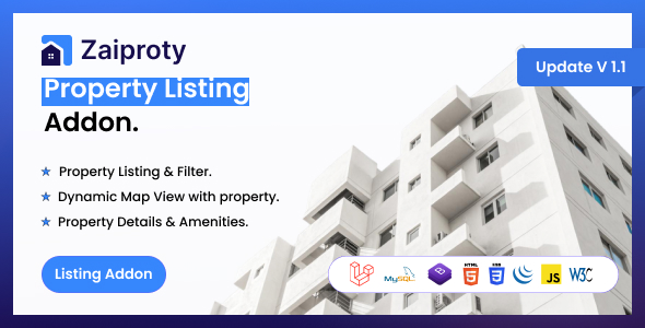 Zaiproty - Property Listing Addon.