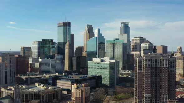 Minneapolis Skyline - Elevation Shot