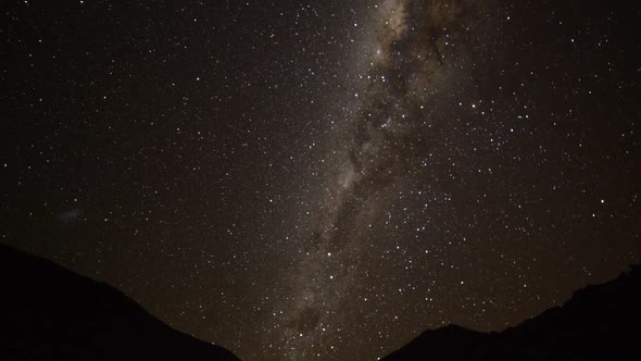 Milky way, time lapse