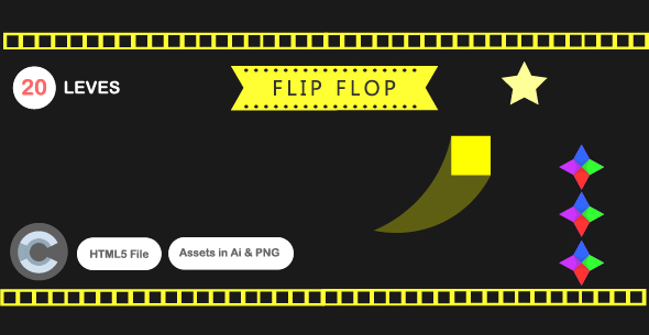 Flip Flop | Construct 3 | 20 Levels