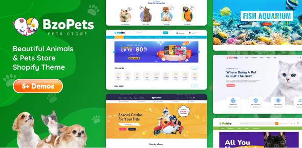 BzoPets - Pet Store and Supplies Shopify 2.0 Theme