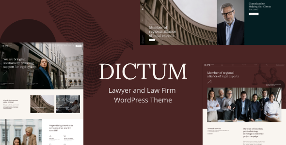 Dictum - Lawyer WordPress Theme