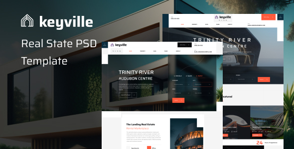 keyville- Real State PSD Template – 0 Sold!