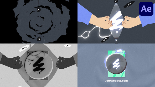 Torn Fabric Cartoon Opener | After Effects