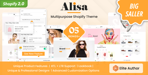 Alisa - Sectioned Multipurpose Shopify Theme