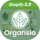 Organsio - Organic food Multipurpose Shopify Theme 2.0 - ThemeForest Item for Sale