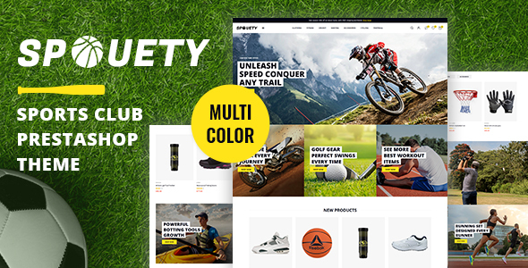 Spouety – Sports Club Gaming & Fitness Gym Prestashop Theme – 0 Sold!