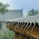 Summer Rain on Roof in Countryside Ambience