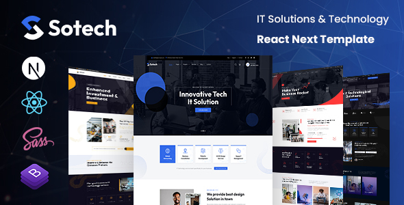 Sotech – Technology & IT Solutions React Next Template – 0 Sold!