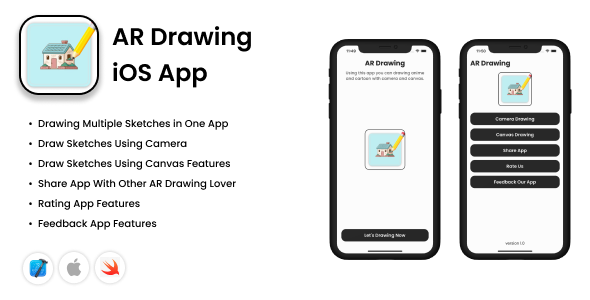 ARDrawing - Augmented Reality Drawing App for iOS