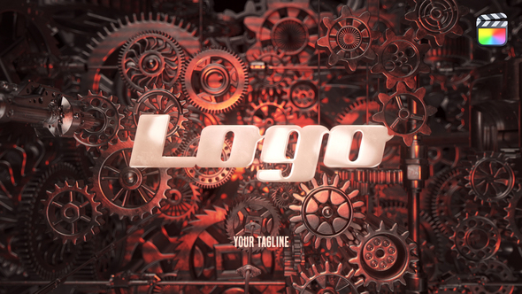Industrial 3D Metal Logo Intro - FCPX
