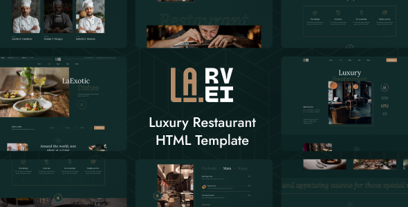 La.Revi – Luxury Restaurant HTML Template – 0 Sold!