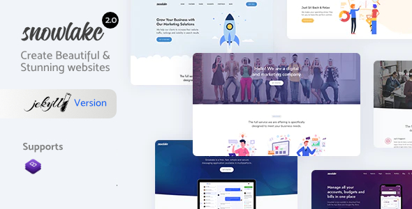 Snowlake - Creative Business & Startup Jekyll Template