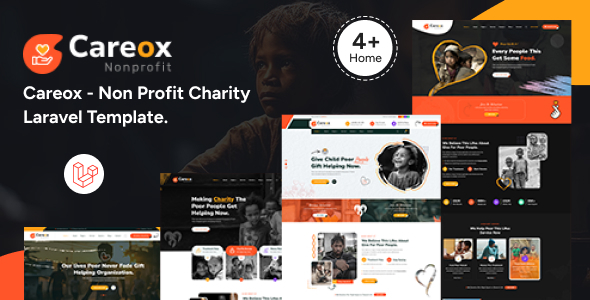 Careox – Non Profit Charity Laravel Template – 0 Sold!