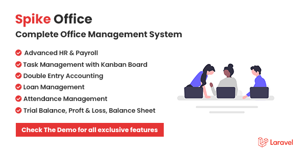 Spike Office - Complete HR & Payroll including Loans and Double Entry Accounting