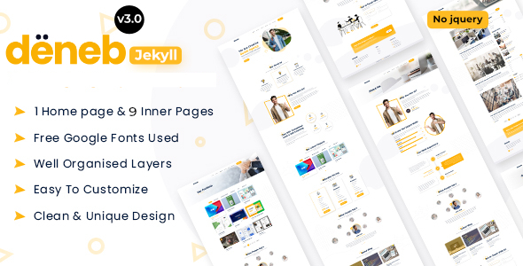 Deneb - Digital Agency Jekyll Template