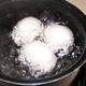 Cooking Pot with Boiling Eggs