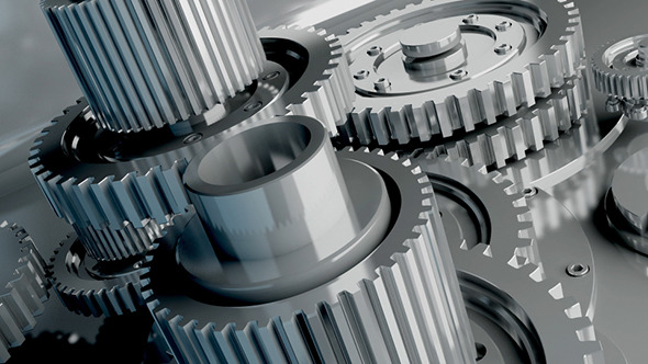 Complex Mechanism of Gears in Motion 3 alt