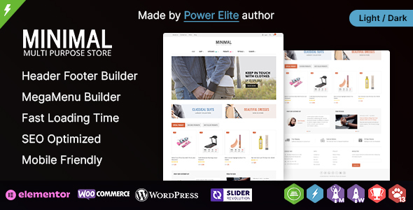 Minimal WP - Multi-purpose Elementor WooCommerce Theme