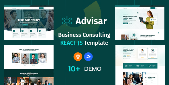 Advisar – Business Consulting & Finance IT Solutions React JS Template – 0 Sold!