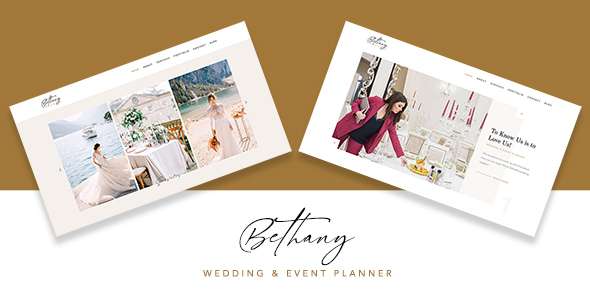 Bethany - Wedding & Event Planner Template