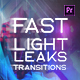 Fast light leaks Transitions 4K - VideoHive Item for Sale