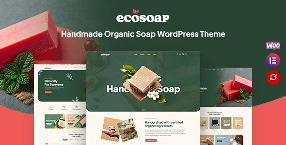 Ecosoap – Handmade Organic Soap WordPress Theme – 0 Sold!