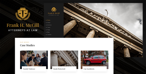 Frank H. McGill - Lawyers Attorneys and Law Firm Template