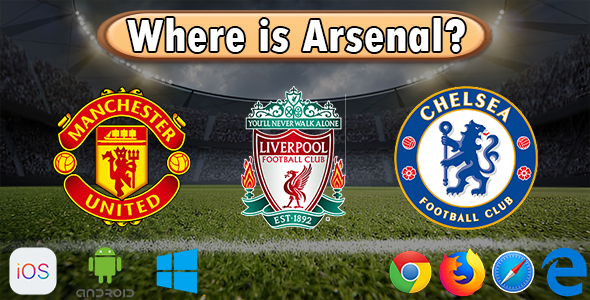 Find the Football Club - HTML5 Game (Phaser 3)