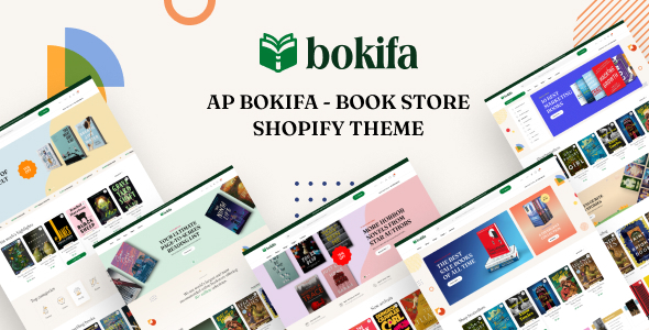 Ap Bokifa – Book Store Shopify Theme – 0 Sold!