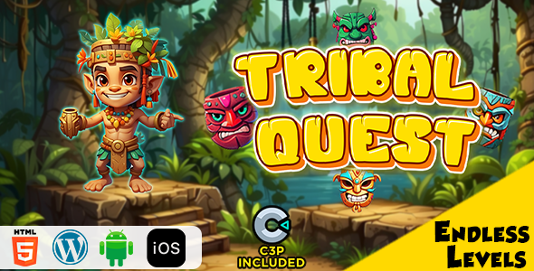 Tribal Quest HTML5 Construct 3 Game