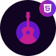 Gitar - Music Band & Musician HTML Template - ThemeForest Item for Sale
