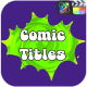 Cartoon Plates Comic Titles | FCPX - VideoHive Item for Sale