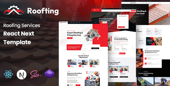 Roofting – Roofing Services React Next Template – 0 Sold!