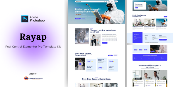 Rayap – Pest control Photoshop template – 0 Sold!