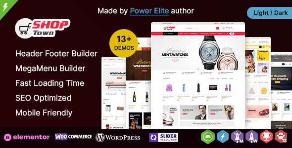ShopTown WP - Elementor Multi-purpose WooCommerce Theme