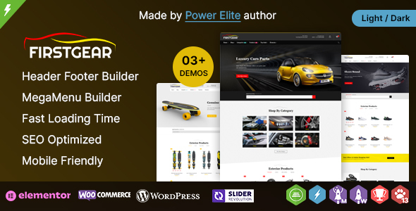 FirstGear - Multipurpose WooCommerce Theme