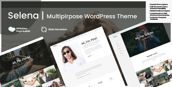 Selena. - Multipirpose WordPress Theme