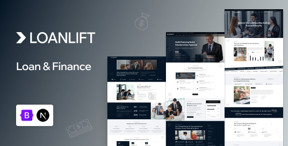 Loanlift – Loan & Finance Next JS Template – 0 Sold!