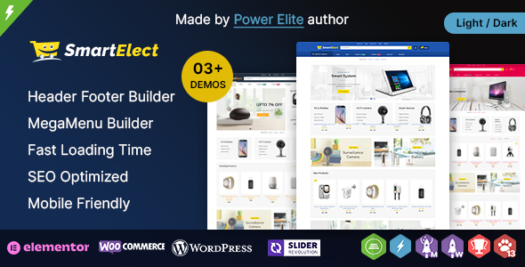 SmartElect WP - Electronics Elementor WooCommerce Theme