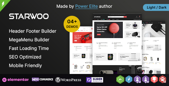 Starwoo WP - Multipurpose Elementor WooCommerce Theme