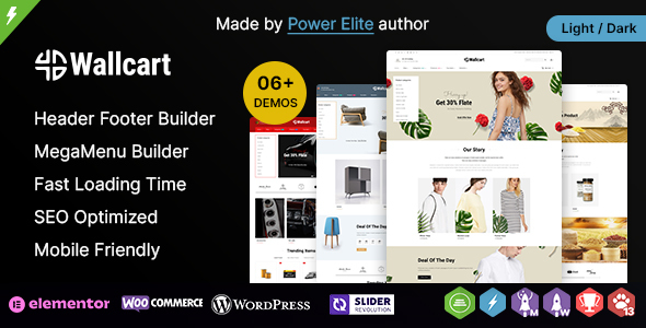 Wallcart WP - Multipurpose Elementor WooCommerce Theme